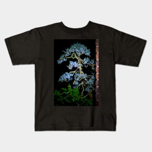 Bonsai Juniperus Meyeri At Night Kids T-Shirt